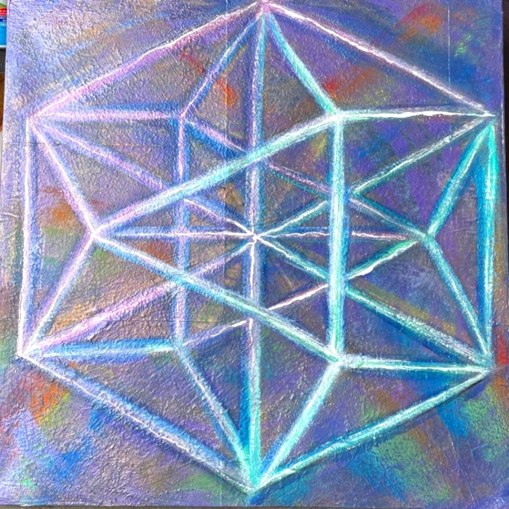 Vector Equilibrium Sacred Geometry Art